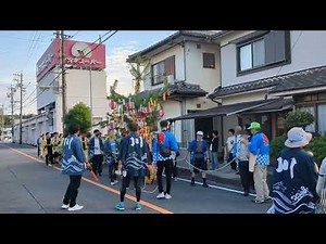 【お囃子】大高まつり試楽(しんがく) 山車回し