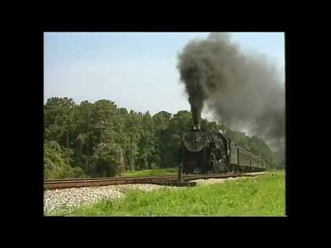 Atlanta & West Point 290 steam train (clip)