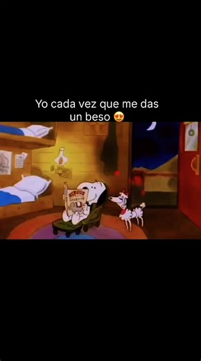 cada vez que me das un beso 😍 #snoopy #snoopydog #snoopylovers #love