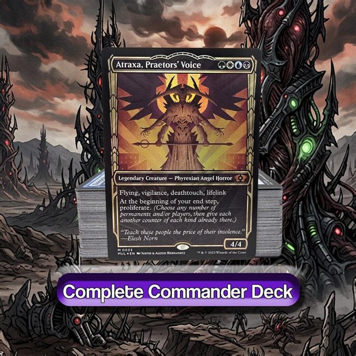 Atraxa, Praetors' Voice COMMANDER DECK Infect Proliferate MTG Custom Edh Magic 100 Cards - Etsy