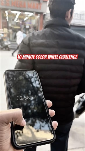 10 Minute Color Wheel Challenge 😭 #funny #challenge #shorts