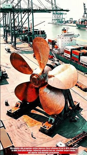 Massive Ship Propulsion System : Innovative Marine Propeller Power