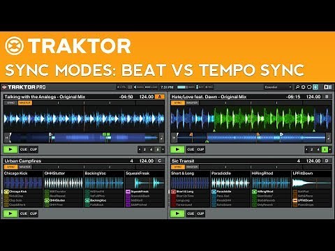 Traktor Pro 2 Sync Modes Tutorial: Beat Sync vs Tempo Sync