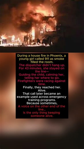 “She Stayed on the Line for 43 Minutes”