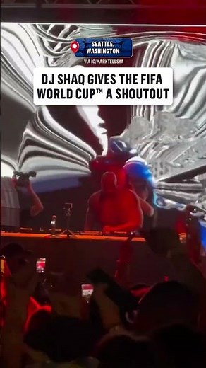 DJ Diesel went all out for his set amidst the FIFA World Cup action in Seattle