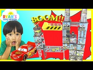 Ryan plays SmartLab Toys Demolition Lab Triple Blast Warehouse