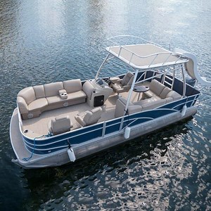 [Hot Item] Kinocean 25FT Double Deck Luxury Pontoon Boat with Enclosed Cabin for Sale