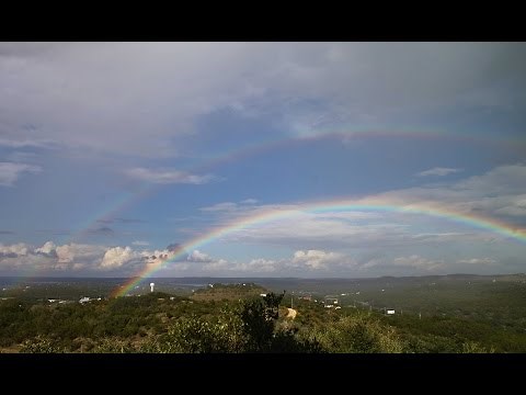 Pretty Rainbow/Showers Time Lapse (September 20, 2014)