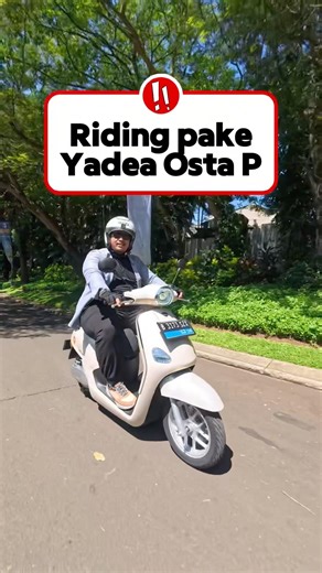 Riding Yadea Osta #motorlistrik