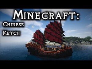 Minecraft: Chinese Ship Tutorial (Junk Ketch Rig)