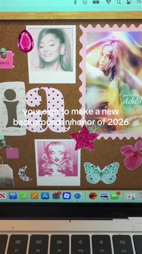 new year, new mac wallpaper! #addisonrae #malfigwinter #pink #arianagrande #whimsical
