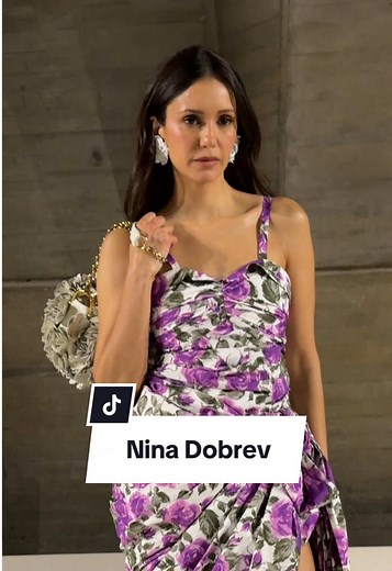 @Nina Dobrev at the Chloé Fall/Winter 2026 Show at #parisfashionweek. #voguegermany #ninadobrev #vampirediaries #elenagilbert (Video: @enzoply)