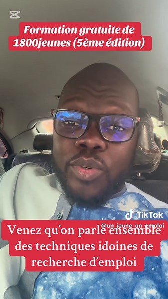 UN_Jeune_UN_Emploi (@un_jeune_un_emploi) - Formation gratuite pour 1800 jeunes à Bamako