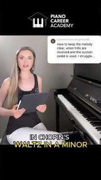 Q&A: Chopin - Waltz in A Minor, op. posth. | How to Keep the Melody Clear | Part 1 #pianotutorial