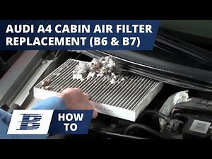 How to Change Audi A4 Cabin Filter on All B6 and B7 Chassis