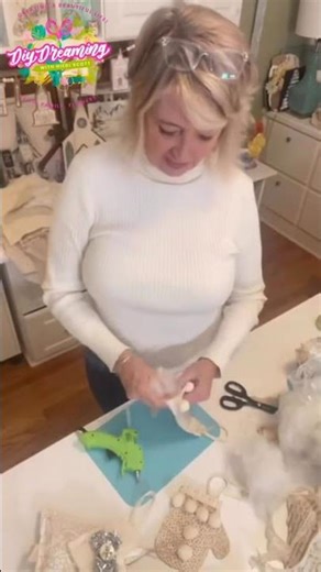 DIY Stuffed Canvas Mittens, Hearts & Trees Ornaments