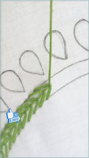 easy hand embroidery stitch learning tutorial #embroidery #viral #trending #reelsvideo #reelsviral #viralreels #HandEmbroidery | EmbroideryBook
