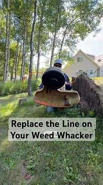 Easy Weed Whacker Line Replacement (Anyone Can Do This)