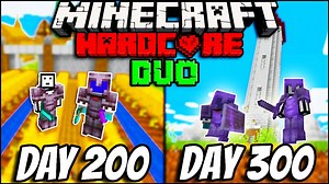 We Survived 300 Days In Hardcore Minecraft – Duo Minecraft Hardcore 300 days