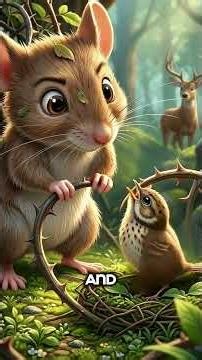 Milo the Brave Little Mouse 🐭✨ | Cute Animal Story for Kids | Short Bedtime Story