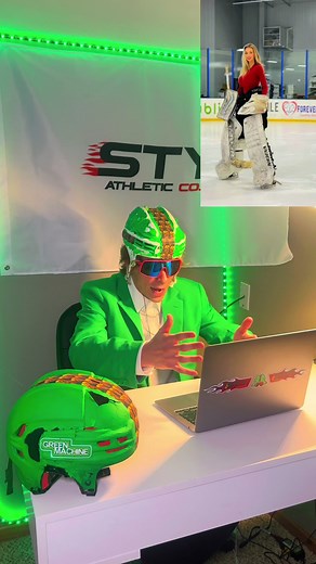 Mikayla Demaiter: Female Hockey Goalie with a Green Stick