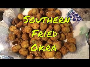 How to fry okra