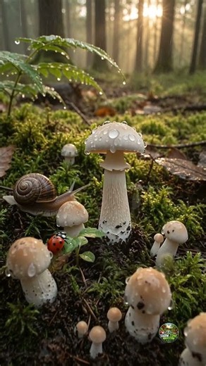 Mushroom Life Cycle 🍄 | From Tiny Spores to Full Growth | Nature Documentary in 4K