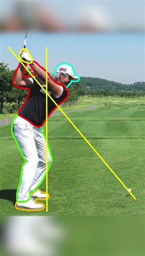 Heo In-hoi's down swing sequence #golf #driver