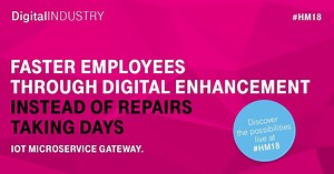 IoT Microservice Gateway, for example with augmented reality overlays for Hololens, makes working at machines and in production sites easier to handle and more efficient for your personnel. Discover the possibilities live at HANNOVER MESSE 2018: bit.ly/2qfRmkN | T-Systems International