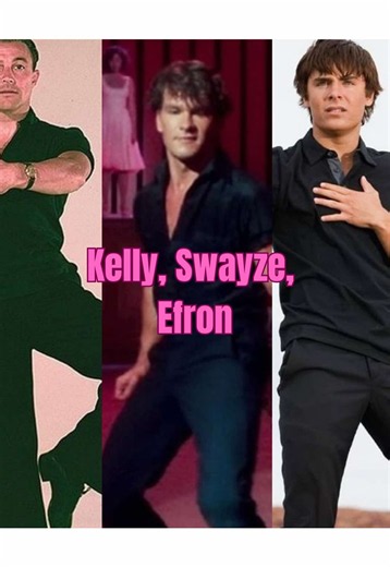 I don’t want to hear any mean comments about Zac Efron’s dancing! He’s not trained like the other two! I’m not comparing their dancing but following the influence of Gene Kelly! Efron’s giving it his all! #genekelly #kennyortega #dirtydancing #highschoolmusical #zacefron