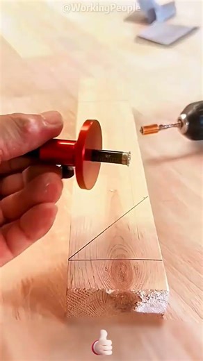 Woodworking marking tool techniques 🪚📏 #shorts