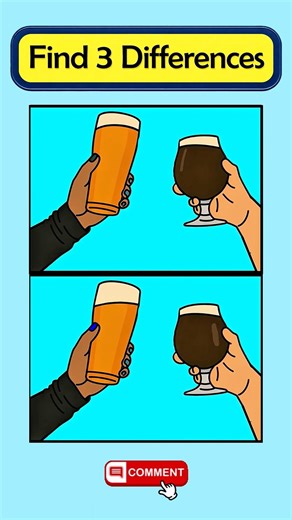 Part 64 | Find 3 Differences 👀 | Brain Challenge #shorts
