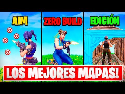 Los 3 MEJORES MAPAS para MEJORAR y PRACTICAR en FORTNITE 🔥📈