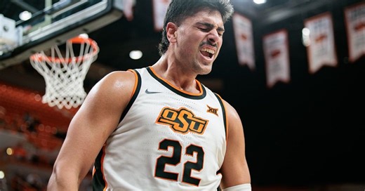 Oklahoma State forward Parsa Fallah shares emotional message after tearing ACL