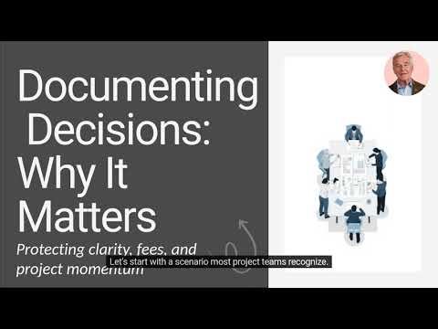 DAR Documenting Decisions Microlearning Presentation