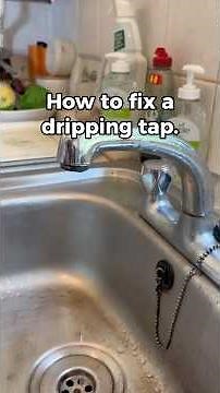 Slower version of how to fix a dripping tap! #diy #plumbing #plumbingtips #fixit #homemaintenance