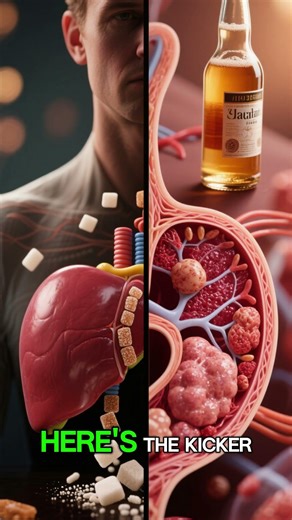 Sugar vs alcohol: which destroys your body faster #facts #health