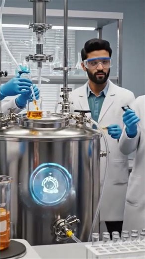 Animated view of Upstream Lab#Bioprocess #science #labwork #education #biology