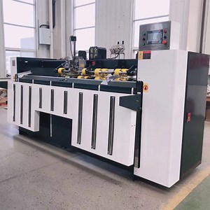 [Hot Item] Servo Motor Double Pieces Carton Box Stitching Machine Carton Making Machinery
