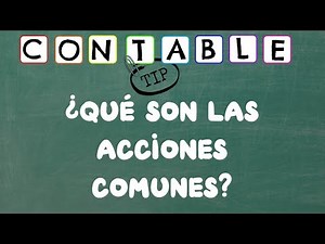¿QUE SON LAS ACCIONES COMUNES?