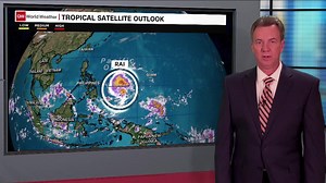 Tropical Storm Rai is on the verge of becoming a typhoon. It is expected to slam into the southern and central Philippines on Thursday bringing flooding, landslides and intense winds over 150 kph. | CNN Weather