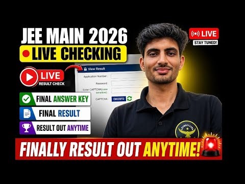 LIVE 🔴 JEE Main 2026 Result OUT Officially 😱 | Marks vs Percentile | Shocking Cutoff 🚨