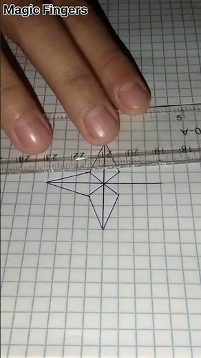 Simple Geometric Star Drawing ✨ | Easy Pen Art