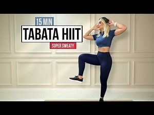 15 MIN TABATA FULL BODY WORKOUT | No Equipment | No Repeat | Intense HIIT Fat Burn , SUPER SWEATY 🔥💦
