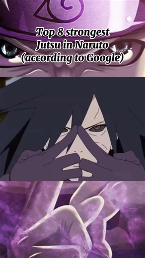 Top 8 strongest Jutsu in Naruto (according to Google) Part 1#viral #fy #fypシ #anime #naruto #narutoshippuden #boruto #jutsu #top8