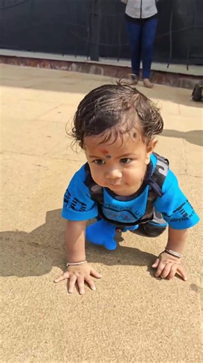 How to Crawl like a Champion: Baby Aadyant Zooms Across The Terrain | #shorts #viral #trending