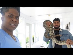 GIANT SNAKE REVENGE PRANK ON SISTERS!