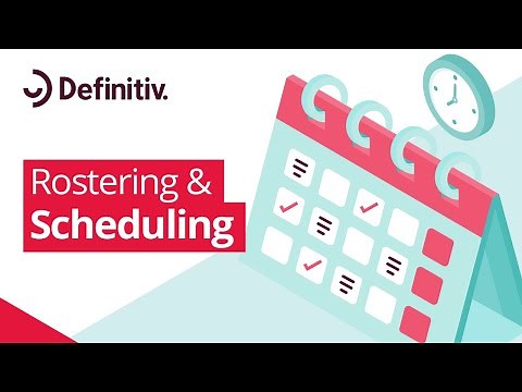 Rostering & Scheduling | Workforce Management Software - Access Definitiv