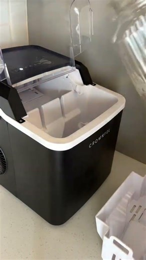 CROWNFUL Ice Maker Countertop with Handle