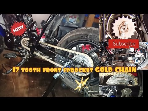 2021 Lifan Kp Mini 150 Changing things up / Front 17tooth Sprocket and Gold chain Upgrade! Mod #5